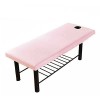 Housse de protection pour table de massage, spa, avec trou pour le visage, bord élastique et bord tout autour, pour un lit do