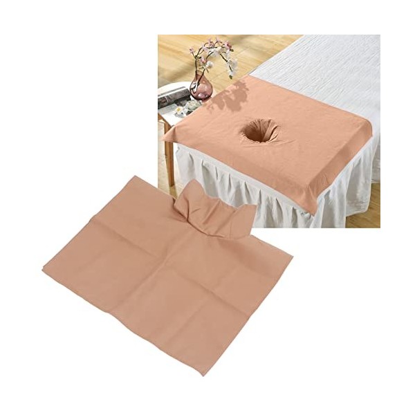 Drap de Table de Massage avec Trou pour Le Visage pour Couverture Universelle de Canapé de Lit de Beauté Respirant Doux pour 