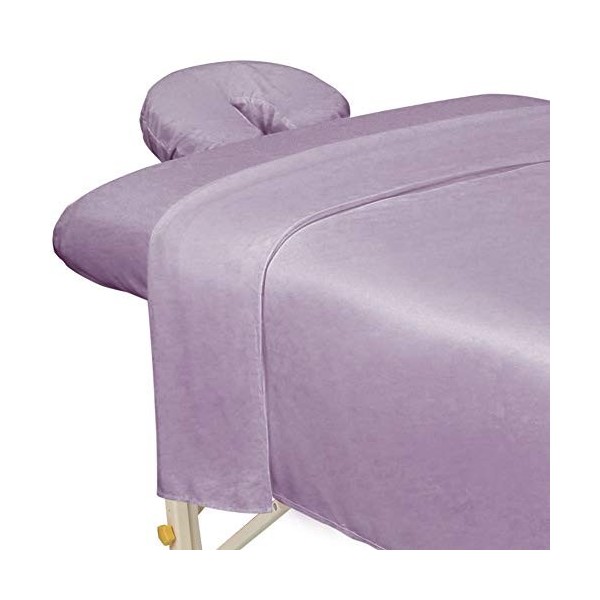 For Pro Premium en Microfibre 3 Pièces Massage de Lit Lavande