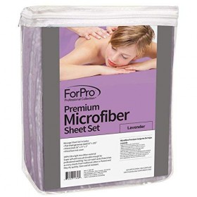 For Pro Premium en Microfibre 3&nbsp;Pièces Massage de Lit Lavande