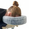 Housses jetables ajustées pour les tables de massage : bande élastique sadapte à tous les coussins dappuie-tête standard. [