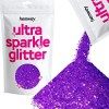 Hemway Ultra Sparkle Glitter - Mélange De Paillettes Cosmétiques Fines Multi-Tailles Pour Le Festival DArt DOngle DOeil De