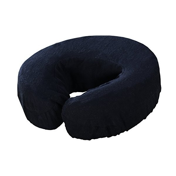 Master Massage Parure de lit 3 en 1 en flanelle - Housse de coussin pour le visage - Noir