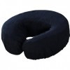 Master Massage Parure de lit 3 en 1 en flanelle - Housse de coussin pour le visage - Noir