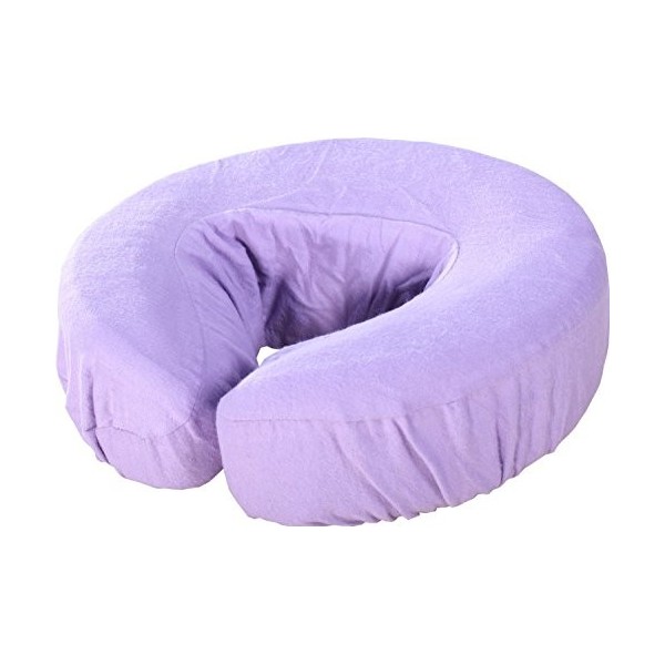 Master Massage Ensemble de feuilles de flanelle 3 en 1 couverture de lit, plaque plate, taie doreiller pour le visage Violet