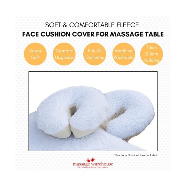 Porta-Lite Housse en molleton pour coussin de table de massage Ajoute un rembourrage dun épaisseur de 2,5 cm Convient à tous