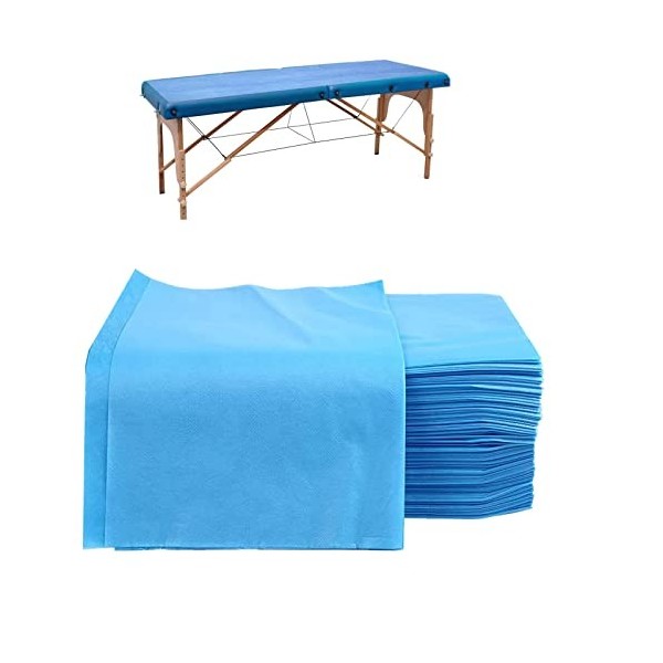 DADAWU Lot de 20 draps de lit jetables, non tissés, imperméables et résistants à lhuile pour salon de beauté, spa, tatouage,