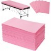 Lot de 50 draps de lit jetables pour table de massage - Imperméable - Tissu non tissé pour spa, salon de beauté, hôtels - 78 