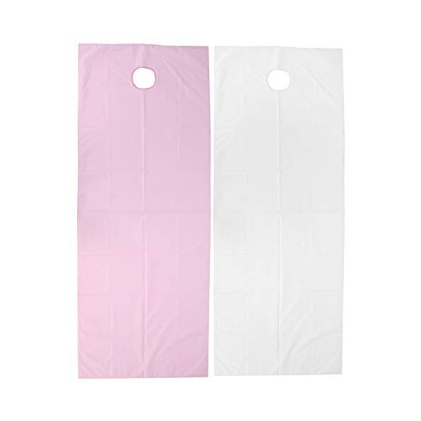 2 pièces draps de lit jetables Couette de Massage en Polyester imperméable Respirant, pour Salon de beauté Couverture de cana