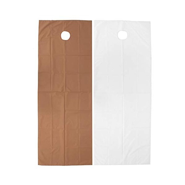 2 pièces draps de lit jetables Couette de Massage en Polyester imperméable Respirant, pour Salon de beauté Couverture de cana