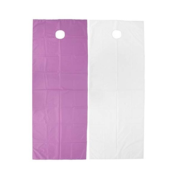 2 pièces draps de lit jetables Couette de Massage en Polyester imperméable Respirant, pour Salon de beauté Couverture de cana