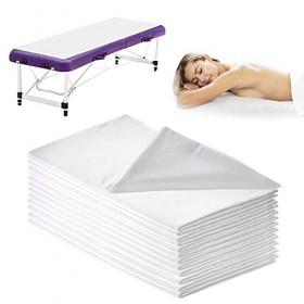 Lot de 50 Drap Jetable Table Massage, 100 x 200 cm Drap Non Tissé, Draps  Jetables Pour Massage Spa Beauté, Drap de Lit Jetabl