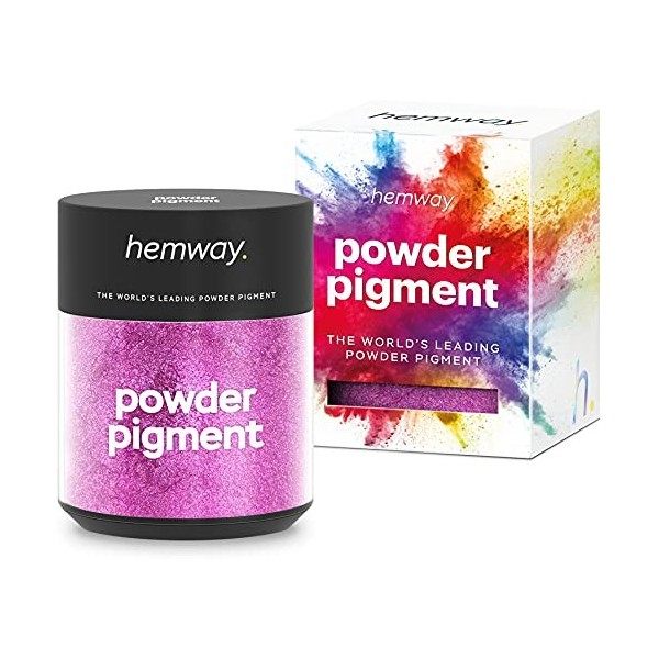 Hemway Powder Pigment Pot 15g / 0.5oz - Metallic Ghost Blue Pearl Multi-Purpose Mica Cosmetic Safe Body Nails Arts Crafts Epo