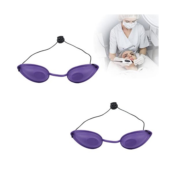 Lunettes Bronzage, Lunettes de Solarium, Silicone Souple Durable Confortable Noir Ergonomique Protection Des Yeux Lunettes de