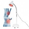 275W Lampe Infrarouge, Traitement des Douleurs Musculaires Flexible Rotative Lampe Chauffante pour Soulagement Douleur Cou Co