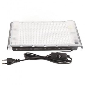 Lampe de Bronzage, Dispositif de Lumière de Bronzage Portable 192 LED de Lampe Bleue Complète Sûre de 460nm pour le Visage po