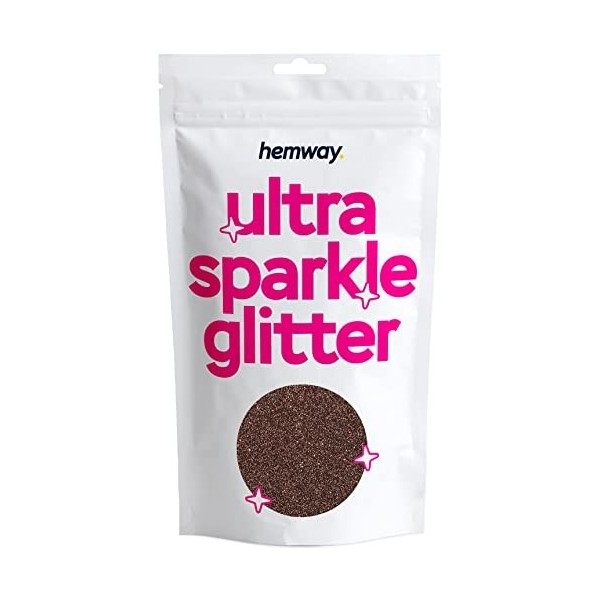 Hemway Ultra Étincelle Glitter Bronze 100 g / 0,35 oz multi-usages résine époxy Arts & Crafts cosmétiques Safe corps cheveux