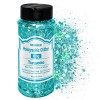 HEMOER Paillettes dopale jaunes, 100 g de paillettes chunky pour résine, visage, ongles, corps, artisanat, festival, fête d