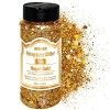 HEMOER Paillettes dopale jaunes, 100 g de paillettes chunky pour résine, visage, ongles, corps, artisanat, festival, fête d