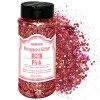 HEMOER Paillettes dopale jaunes, 100 g de paillettes chunky pour résine, visage, ongles, corps, artisanat, festival, fête d