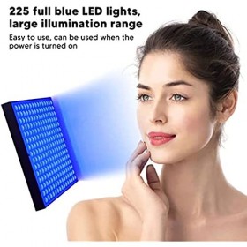 HSRG Lampe Autobronzante 15 W, Lampe De Thérapie Bleue 460 Nm, Éclairage De Grande Surface Suspendu, Utilisation 225 LED, pou