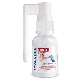 HYALUGEL - Spray Buccal - Plaies sévères et douloureuses - Aphtes - Acide Hyaluronique - Spray - 8 mL