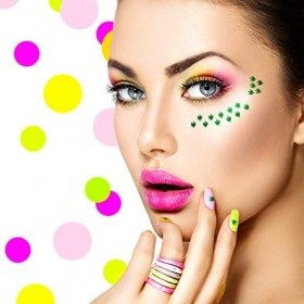 OIIKI 40 g de feuilles dérable pailletées paillettes, paillettes cosmétiques pailletées pour décoration dongles et de corps