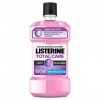 Listerine - Bain de Bouche 6 en 1 Total Care sans alcool - Goût plus léger Menthe Douce - 500ml