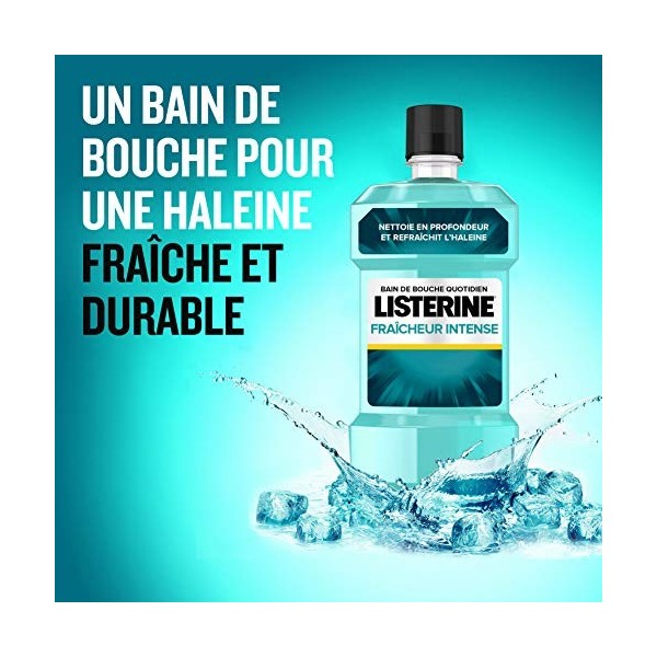 Listerine Bain de Bouche Fraicheur Intense, 500ml