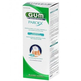 GUM Paroex Bain de bouche 0.06% CHX 500ml, Pack de 6 6x 500ml 
