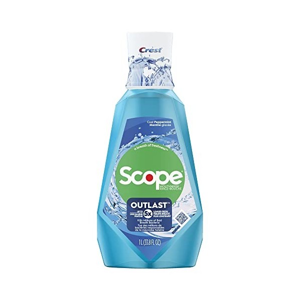 Crest Scope Outlast Mouthwash, 1 L