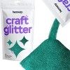 Hemway Craft Glitter 100 g 3,5 oz Chunky 1/40" 0.025" 0.6MM Lime Green 