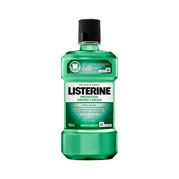 Bain de Bouche Menta Fresca Listerine 500 ml Bains de bouche