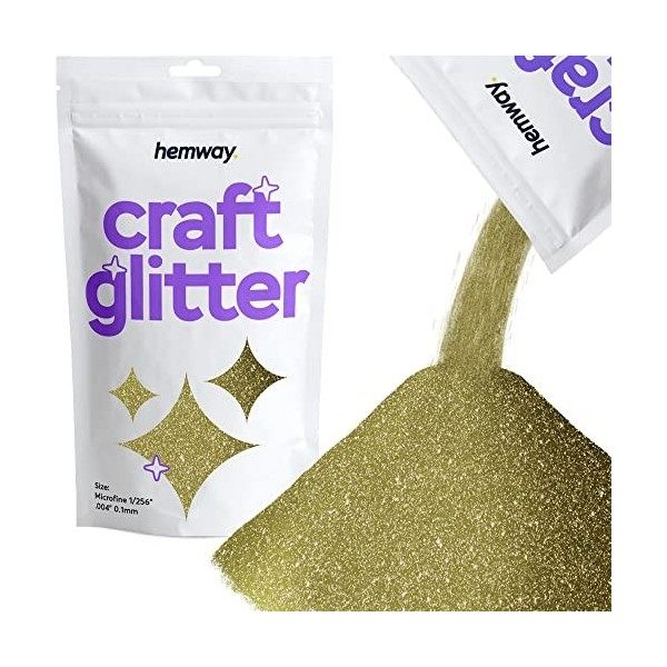 Hemway Craft Glitter 100 g 3,5 oz Chunky 1/40" 0.025" 0.6MM Lime Green 