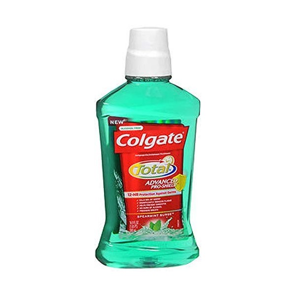 Colgate Total des Pro Advanced-Shield rince-bouche, menthe verte, 16.9 Ounce pack de 2 