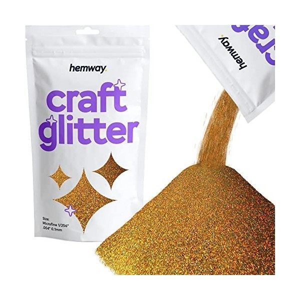 Hemway Craft Glitter 100 g 3,5 oz Chunky 1/40" 0.025" 0.6MM Lime Green 