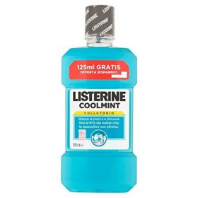 Bains de bouche antibatterico coolmint agli oli essenziali gusto menta fresca 250 ml+ 125 ml omaggio