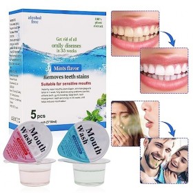 2Box Rince-bouche Jelly Cup, bains de bouche Jelly Cup, bain de bouche pour restaurer les dents, éliminer la mauvaise haleine