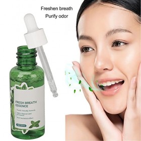 Sérum Rafraîchissant pour Lhaleine, Traitement de la Mauvaise Haleine pour Adultes, Sérum éliminant la Mauvaise Haleine, Gou