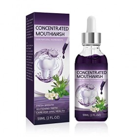 Bain de Bouche concentré, Bain de Bouche Mauvaise haleine, Concentré de Nettoyage buccal, Bain de Bouche Santé Gommes pour de