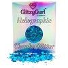 GlitzyGurl Grosses paillettes holographiques pour le visage, le corps, les cheveux, les ongles - 20 g