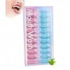 Natudeco 13ml X 20pcs Gelée Bain De Bouche Rose Menthe Nettoyant Oral À La Saleté Parfumé Emballé Individuellement Portable T