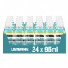 Listerine Cool Mint Goût doux 24 x 95 ml , après-shampoing buccal antibactérien sans alcool avec huiles essentielles pour un