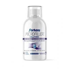 Forhans, Collutoire Microfiller, Système actif rétractif, Filler journal pour le vernis Dental, Dona Rapide Soulagement pour 