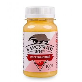 Gel crème "Badger Fat" Sibérie réchauffant à leucalyptus et aux huiles essentielles de menthe, poivre rouge 100 ml