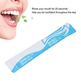 Paquet de Bandes de Rince-bouche Portable Format de Voyage Prévention de la Mauvaise Haleine Paquets de Rince-bouche à Halein