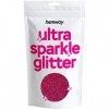 Hemway Ultra Étincelle Glitter Rose foncé 100 g / 0,35 oz multi-usages résine époxy Arts & Crafts cosmétiques Safe corps chev