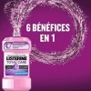 LISTERINE® TOTAL CARE – Bain de bouche quotidien - goût plus léger – sans alcool – Lot de 2 bouteilles 500ml