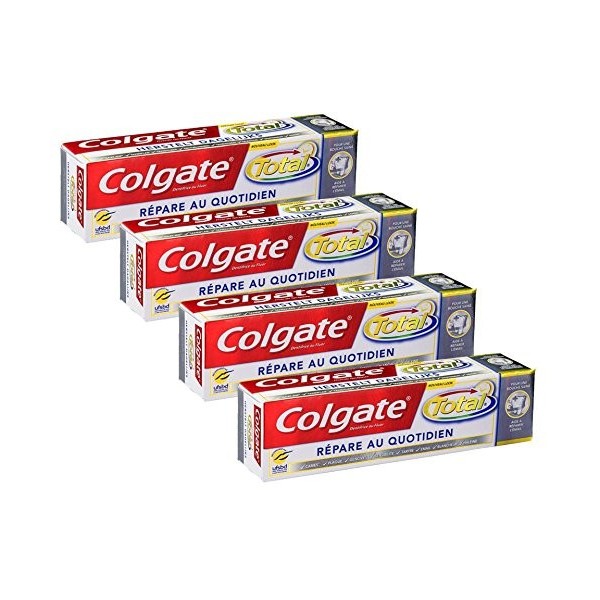 Colgate Total Répare au Quotidien 75 ml - Lot de 4