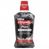 COLGATE - Bain de Bouche Colgate Plax au Charbon - Favorise le Blanchiment des Dents - Sans Alcool - Flacon 500 ml